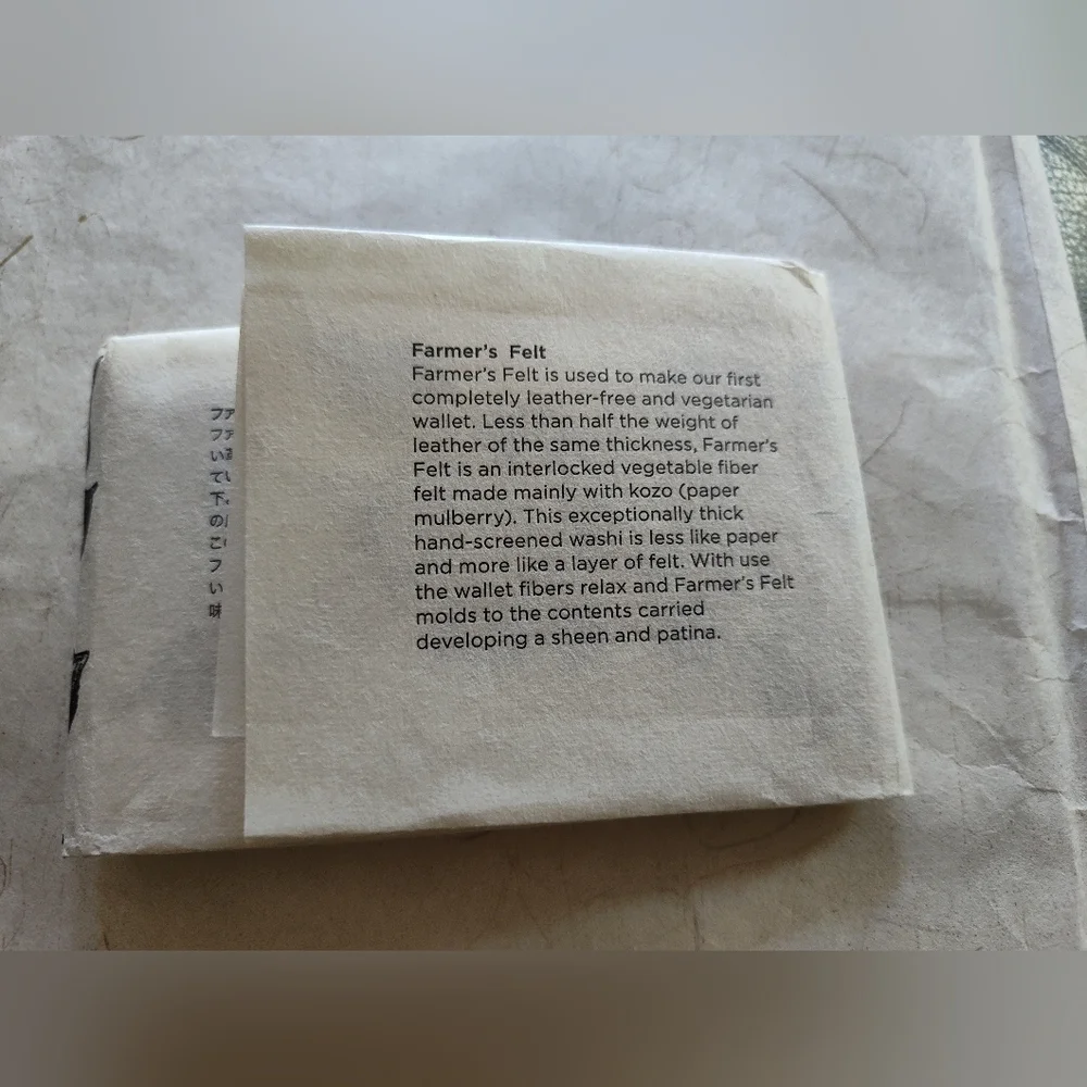 POSTALCO Farmer’s Felt Wallet COOL HUNTING Limited Edition Japan Made RARE